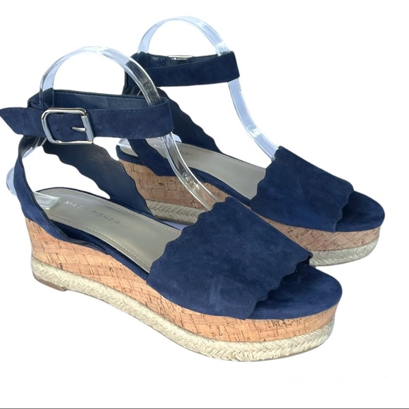 MARC FISHER Faitful Platform Espadrille Sandals - Picture 2 of 12